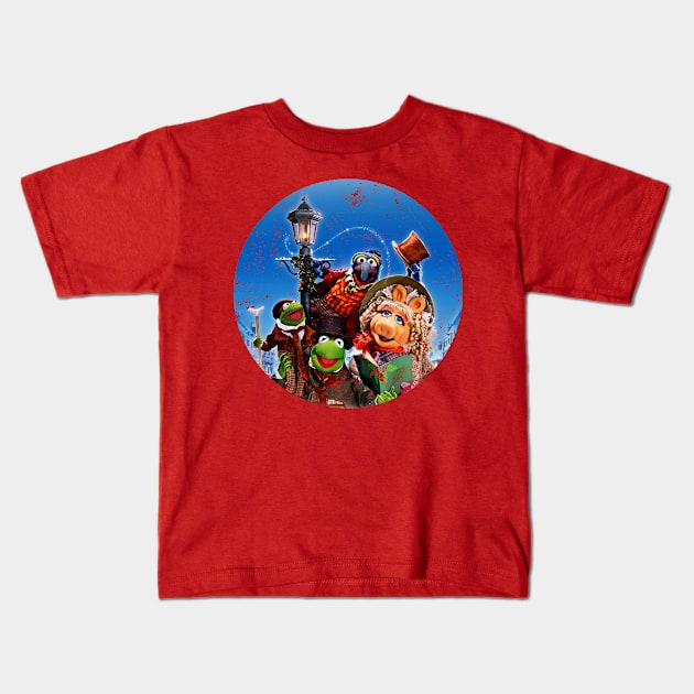 Muppet Christmas Carol Kids T-Shirt by TWISTED home of design